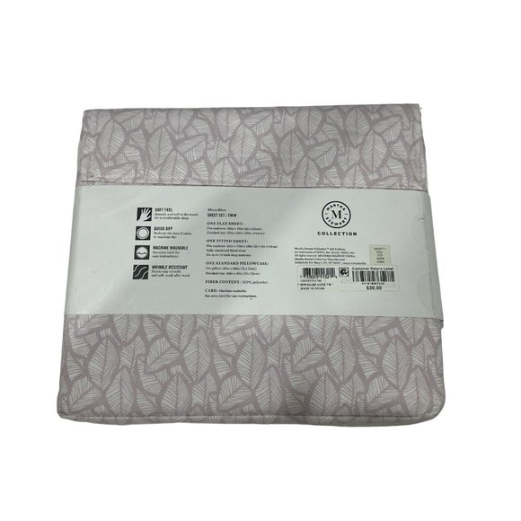 MARTHA STEWART Microfiber Sheet Set Essentials TWIN - Picture 2 of 3